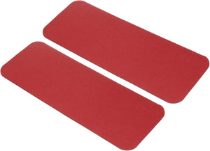 2Pcs Felt Base Shaper, 13.8x5 Inch Rectangle Bag Bottom Shaper Pad Bag Cushion Base Purse Liner Board Insert Arc Corner for Handbags Tote Crossbody Bag Backpack, Red