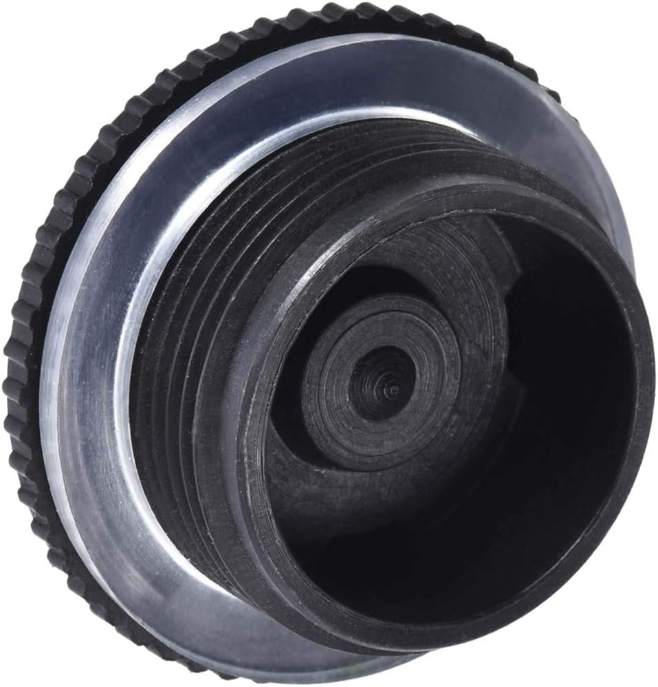 Plug Fittings, G1-1/4 Thread, Flanged Adaptors Sealing Plugs with Gasket, for Water Tanks, Aquariums, Ponds, Pools, PVC, Black, Pack of 2