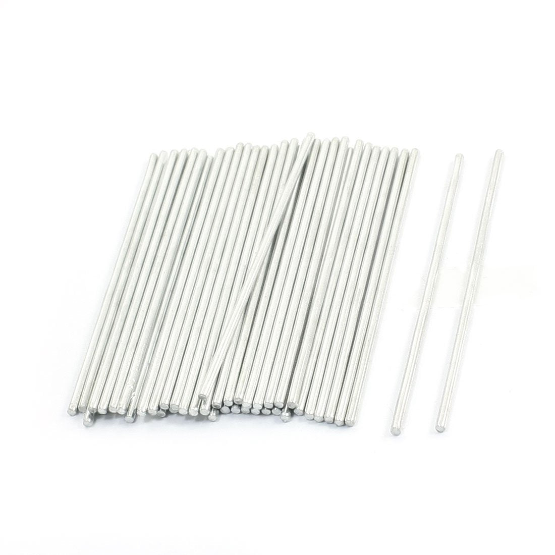a14031300ux0160 Car Frame Part 80mm x 2mm Stainless Steel Round Axle Rod Bar 50Pcs Stainless Steel (Pack of 50)