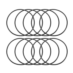 Nitrile Rubber O-Rings 130mm OD 122mm ID 4mm Width, Metric Sealing Gasket, Pack of 10