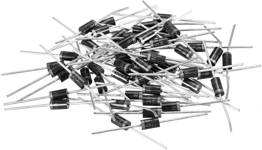 Schottky Rectifier Diode 3A 1000V Electronic Silicon Diodes 55pcs for 1N5408