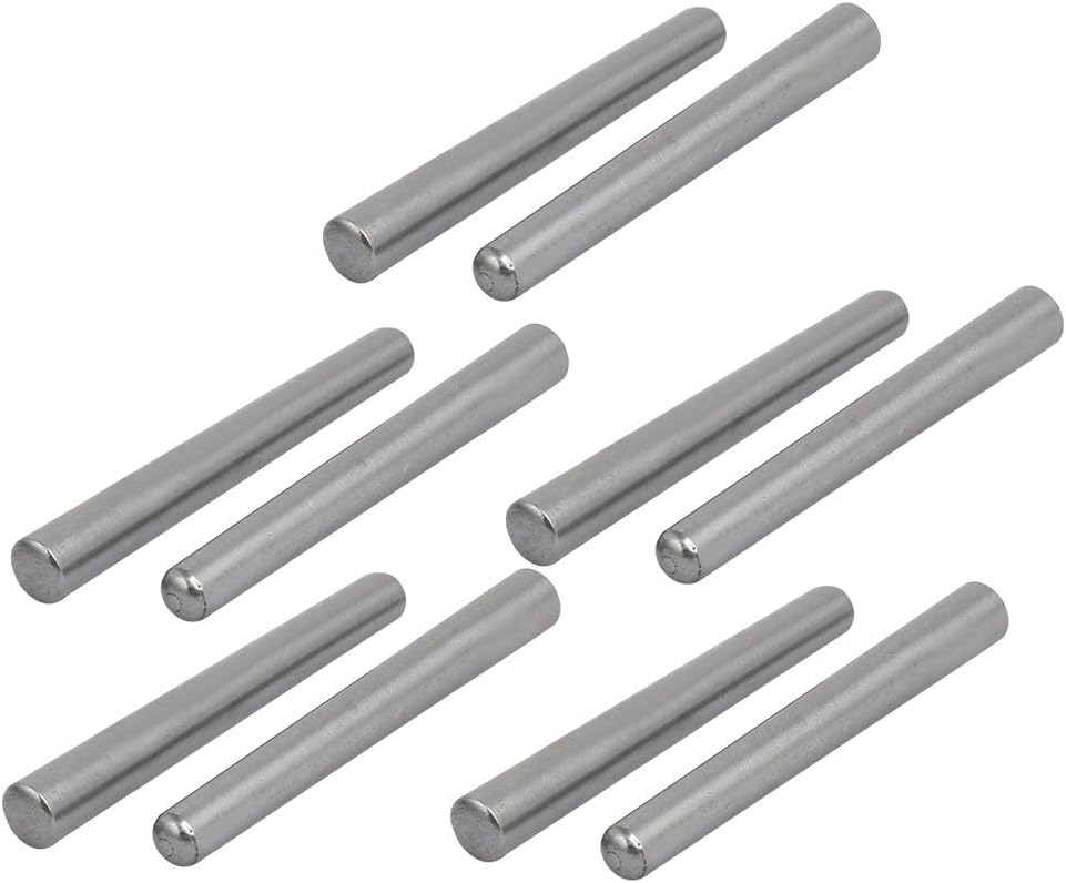 Carbon Steel GB117 50mm Length 5mm Small End Diameter Taper Pin 10pcs