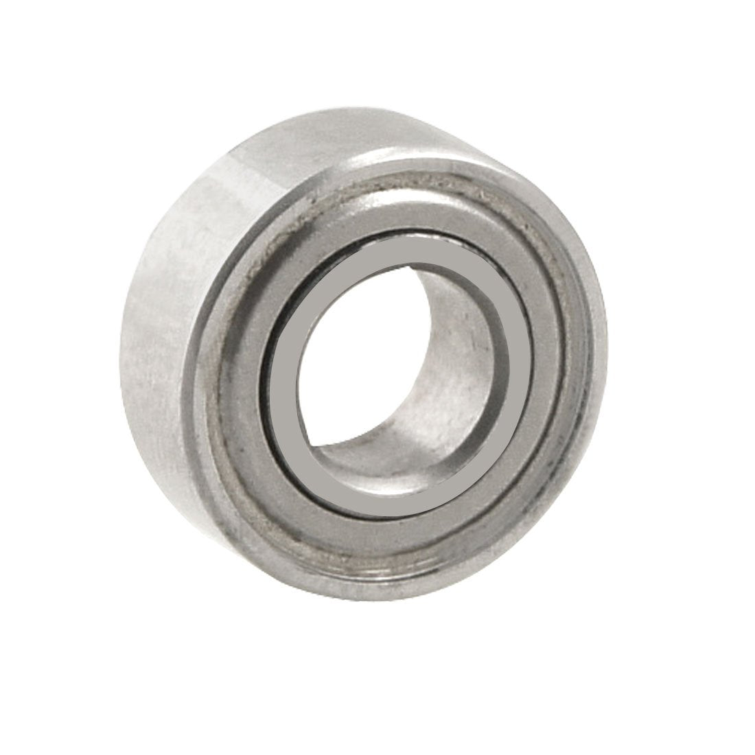 Silver Tone Metal 11mm x 5mm x 4mm Double Sealed Shield Ball Bearing