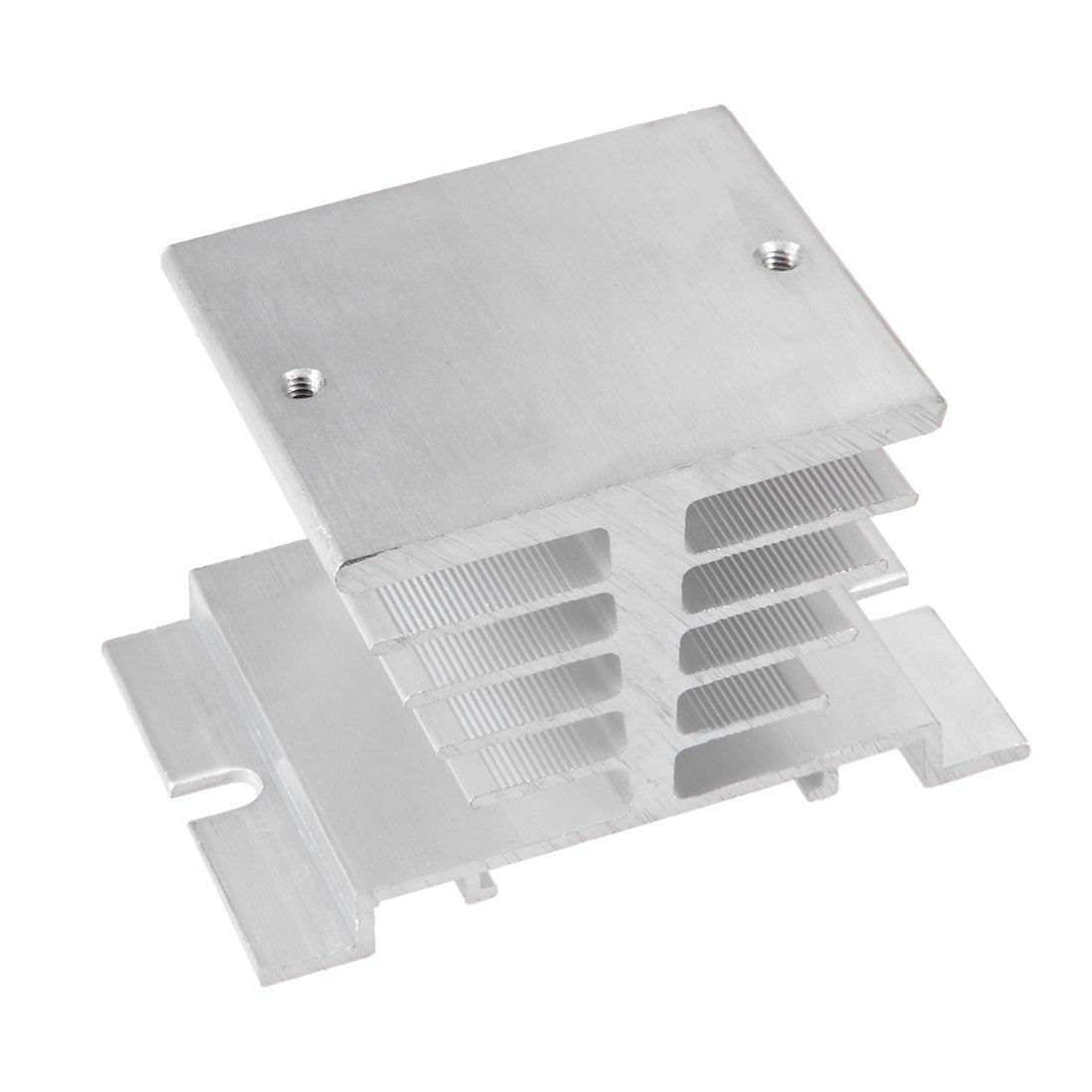 Aluminum Heat Sink SSR Dissipation for Single Phase Solid State Relay 10A-40A