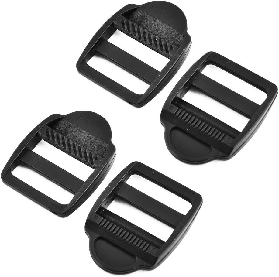 LinkMejor Plastic Climbing Adjustable Backpack Bag Fastener Buckle 1.5 Inches Width 4pcs