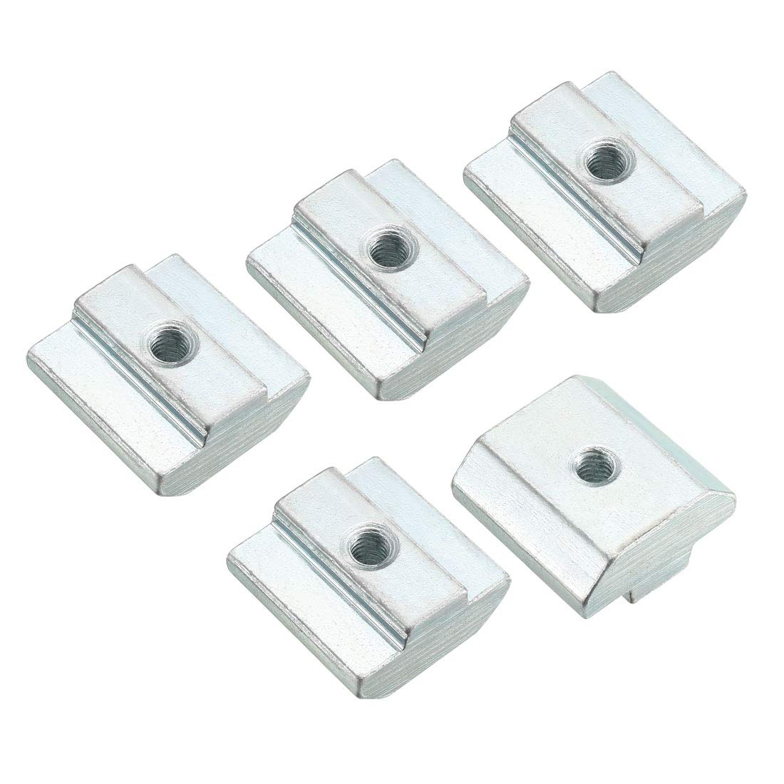 Slide in T-Nut, M4 Threaded for 4040 Series Aluminum Extrusions Profile, Pack of 12
