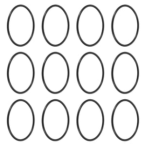 12Pcs AS-135 Nitrile Rubber O-Rings, 1-15/16" ID, 2-1/8" OD, 3/32" Width Round Seal Rings Gasket for Automotive Machine Faucet Seal Repair Plumbing Compressor, 70 Durometer, Black