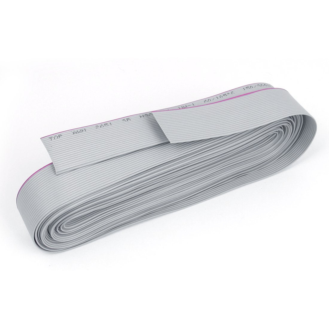 IDC 20 Pin Flat Ribbon Cable Cord, 1.25 mm Pitch, 2.5 cm Width, 3.5 m, 2 Pieces