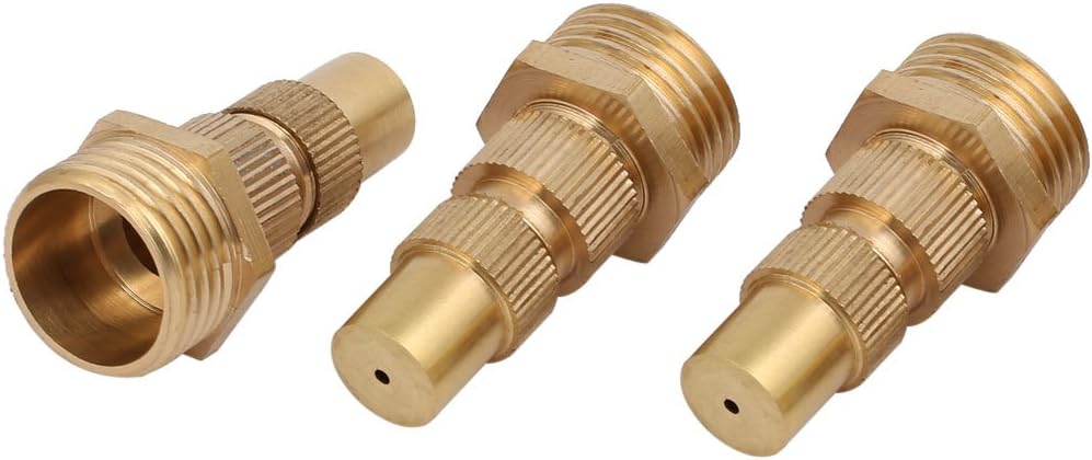 M14 Male Thread Adjustable Spray Sprinkler Misting Nozzle for Irrigation 3pcs