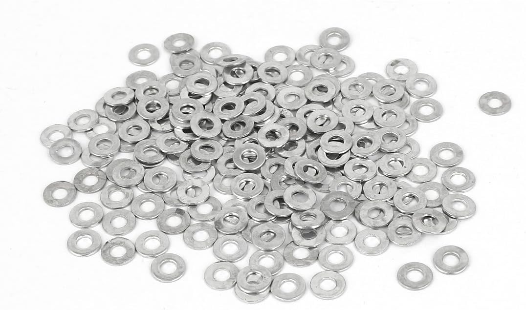 2.5mm x 5mm Zinc Plated Flat Pads Washers Gaskets Fasteners GB97 100PCS