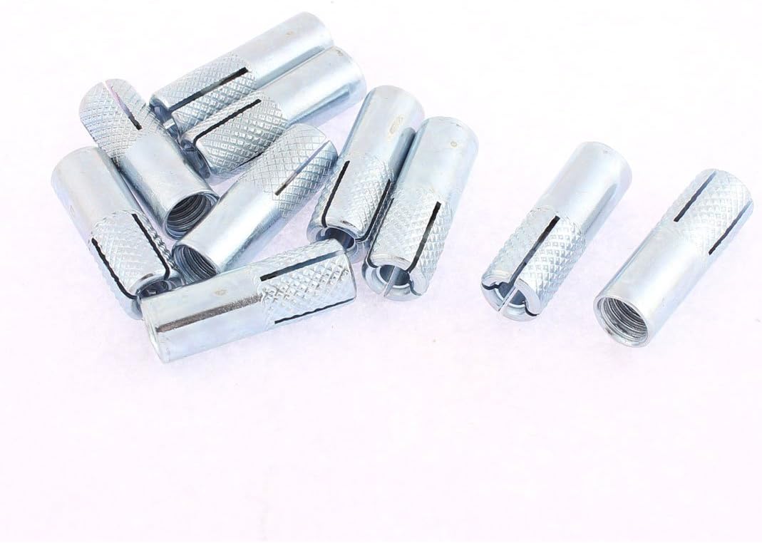 M8 Thread 30mm x 10mm Split Sleeve Inner Expansion Bolt Screw 10pcs