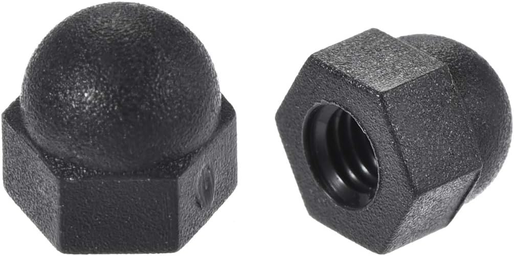 10pcs M3 Plastic Bolt Nut Caps Inner Threaded Protection Covers Black