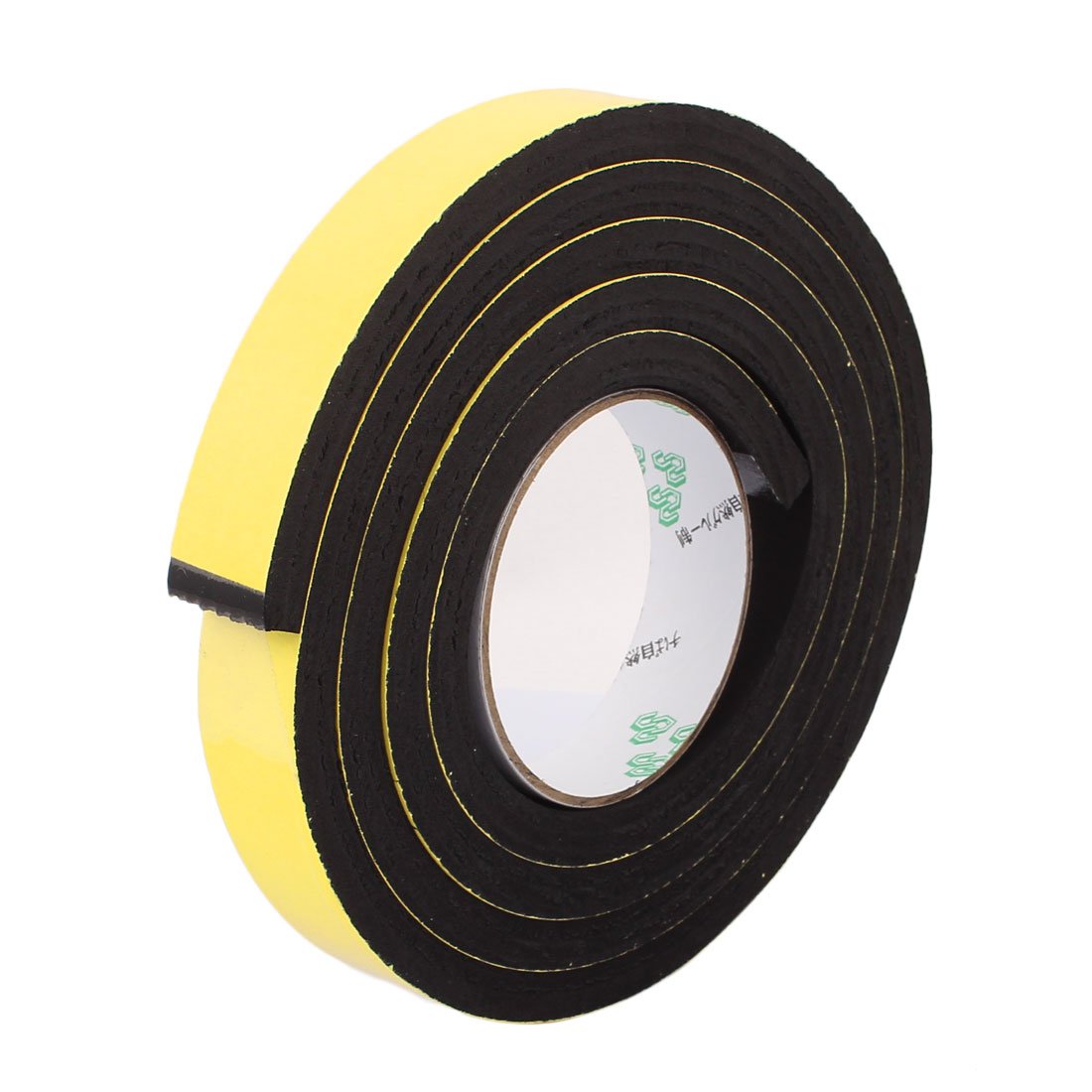 25mm x 10mm Single Sided Self Adhesive Shockproof Sponge Foam Tape 2M Length