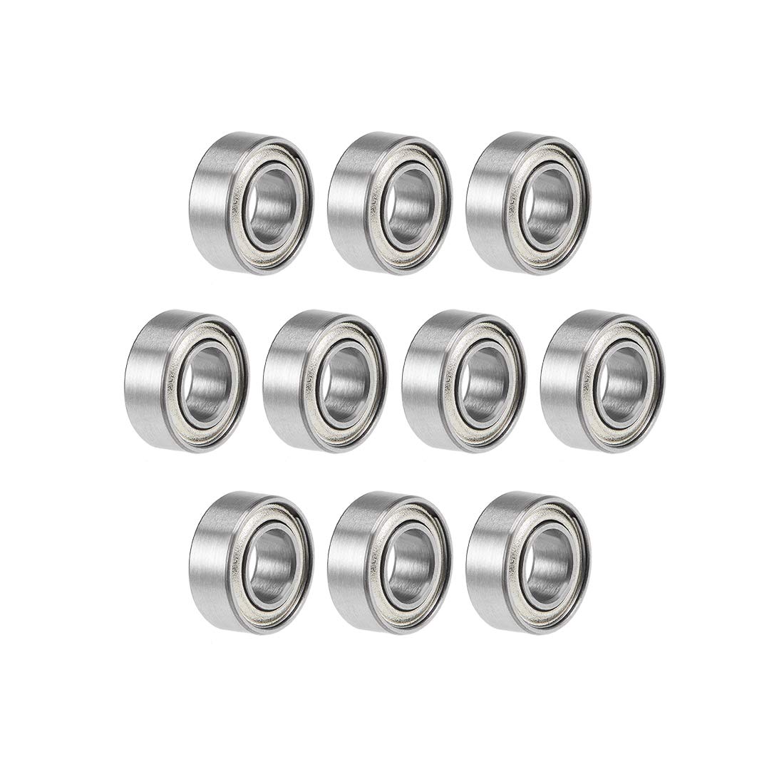 MR84ZZ Deep Groove Ball Bearings 4mm x 8mm x 3mm Double Shielded Chrome Steel P6(ABEC3) 10pcs