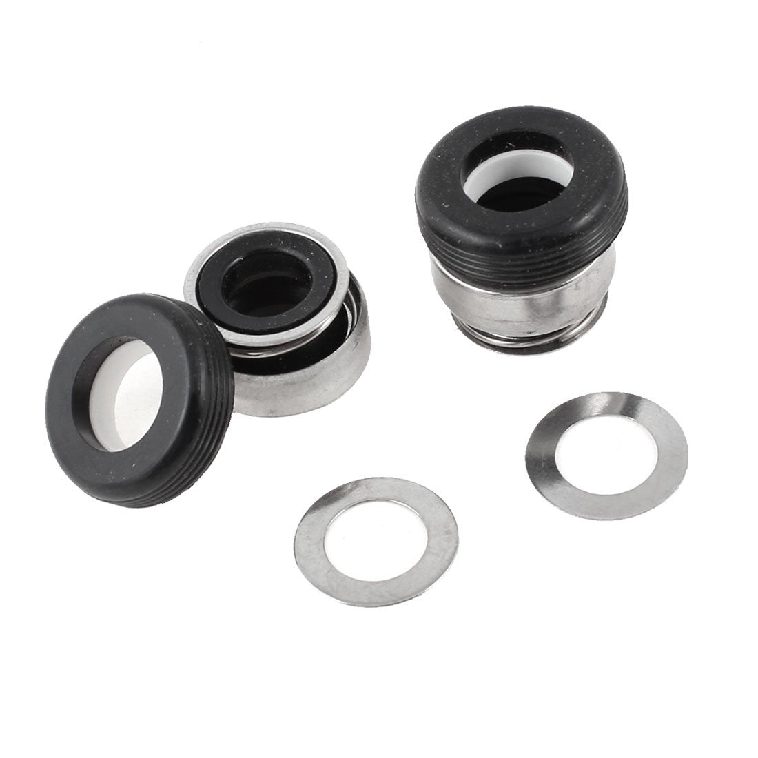 2pcs Ceramic Ring Water Pumps Industrial Mechanical Seal 12mm Minimum Inner Diameter with Flat Washer
