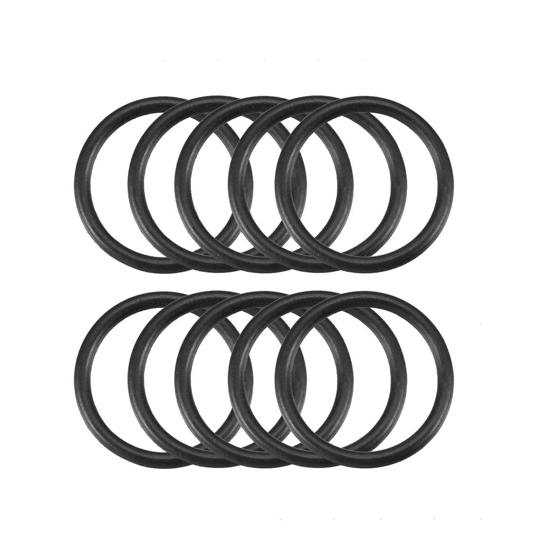 Nitrile Rubber O-Rings 16mm OD 13mm ID 1.5mm Width, Metric Sealing Gasket, Pack of 10