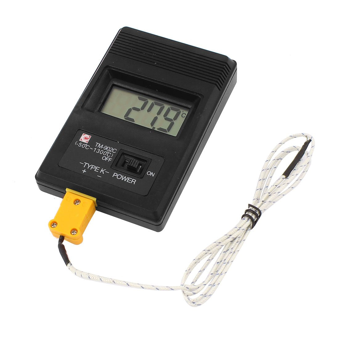 LCD K-Type Digital Thermometer Sensor TM-902C w 2 Thermocouple Probe