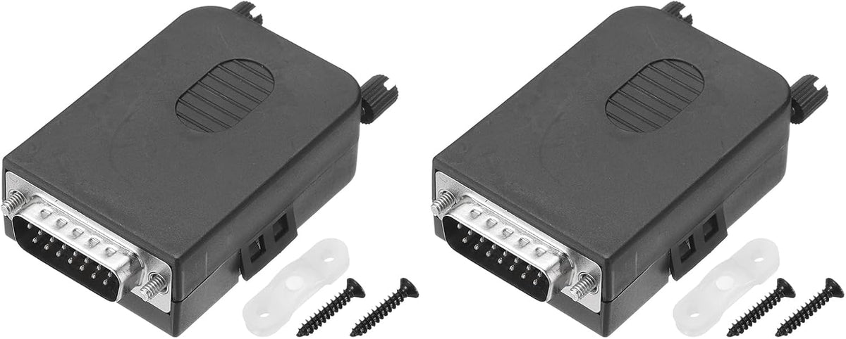 D-sub Connector Male Port 2-Row 15-Pin Terminal Block Adapter Breakout for Mechanical Equipment CNC Computers