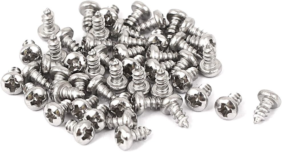 M2.2x4.5mm Phillips Round Pan Head Self Tapping Screws 50pcs