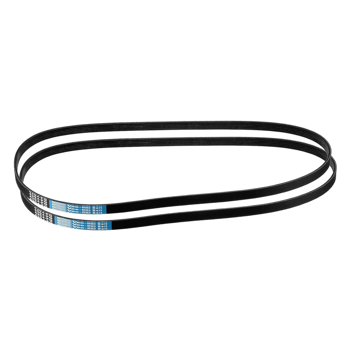 2pcs 430J6 PJ V-Ribbed Belt 6 Ribs 43" Length x 0.55" Width x 0.14" Height, EPDM Rubber Poly V Belt, Multi Wedge Micro V Belt