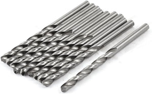 10Pcs HSS 4.5mm Cutting Dia Twist Drilling Bit for Metal Working