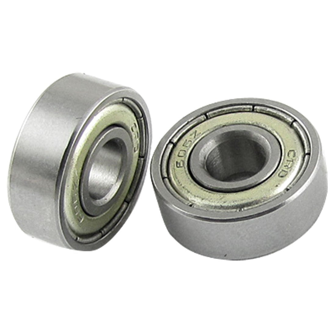5 Pcs 606Z 6 x 17 x 6mm Double Shielded Deep Groove Miniature Ball Bearings