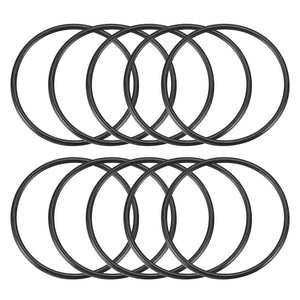 Nitrile Rubber O-Rings, 58mm OD 52mm ID 3mm Width, Metric Sealing Gasket, Pack of 10