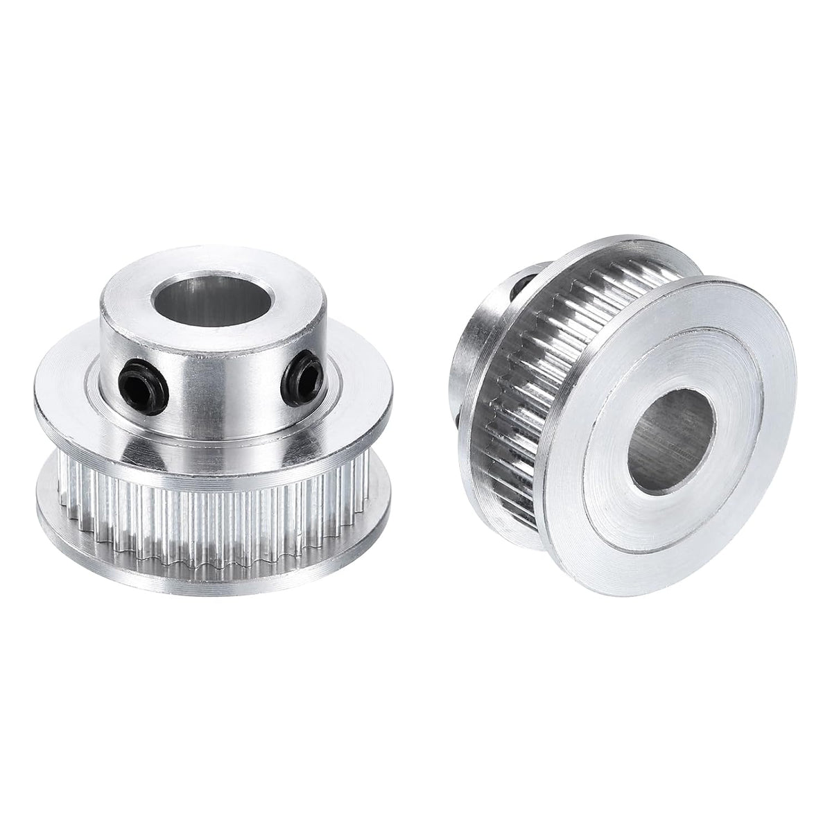 2pcs GT-2 36T Pulley Synchronous Wheel 8mm Bore, Aluminum Timing Pulley 36 Teeth, Fit Width 6mm Timing Belt for 3D Printer CNC Machine