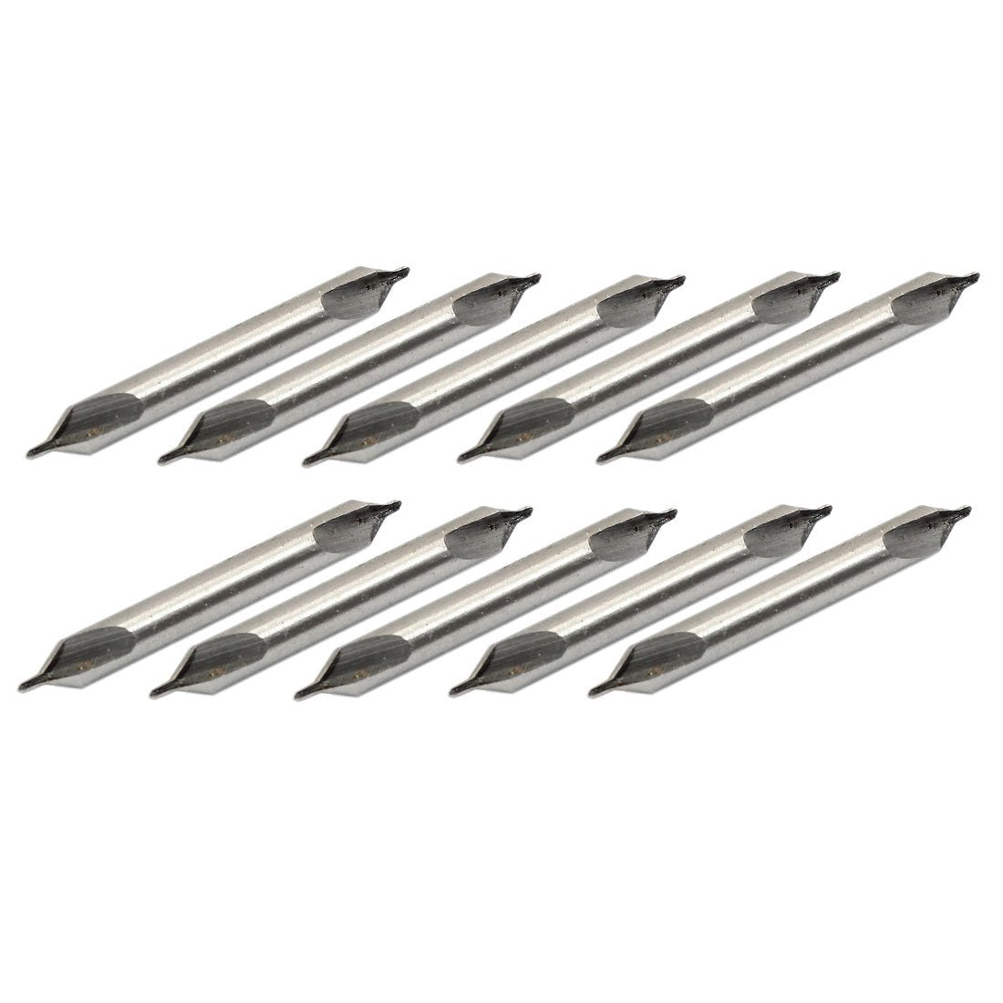 10 Pcs 1mm Tip Dia High Speed Steel 60 Degree Center Drill Bit Tool