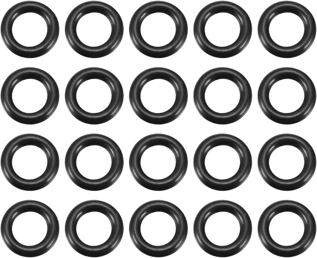 Nitrile Rubber O-Rings, 8.6mm OD 5mm ID 1.8mm Width, Metric Buna-N Sealing Gasket, Pack of 20