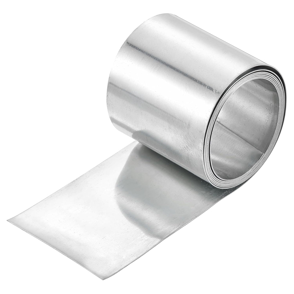 1 Pcs High Purity Zinc Sheet, 99.99% Pure, 0.02"x2"x39" (0.5x50x1000mm), Silver, Flat, High Strength, Corrosion Resistant, Good Conductivity, DIY Craft, Science Lab, Electroplating
