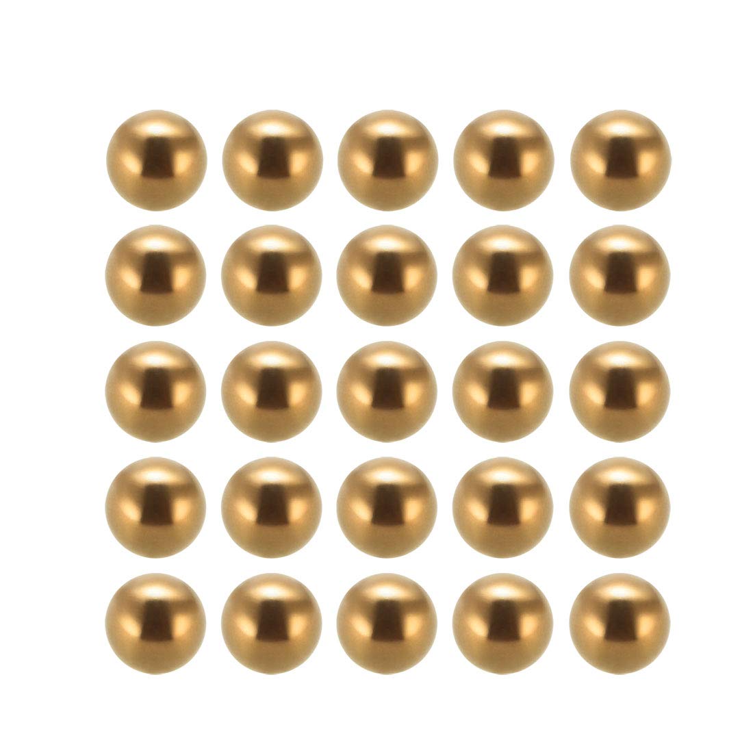3/8 Inch Precision Solid Brass Bearing Balls 25pcs