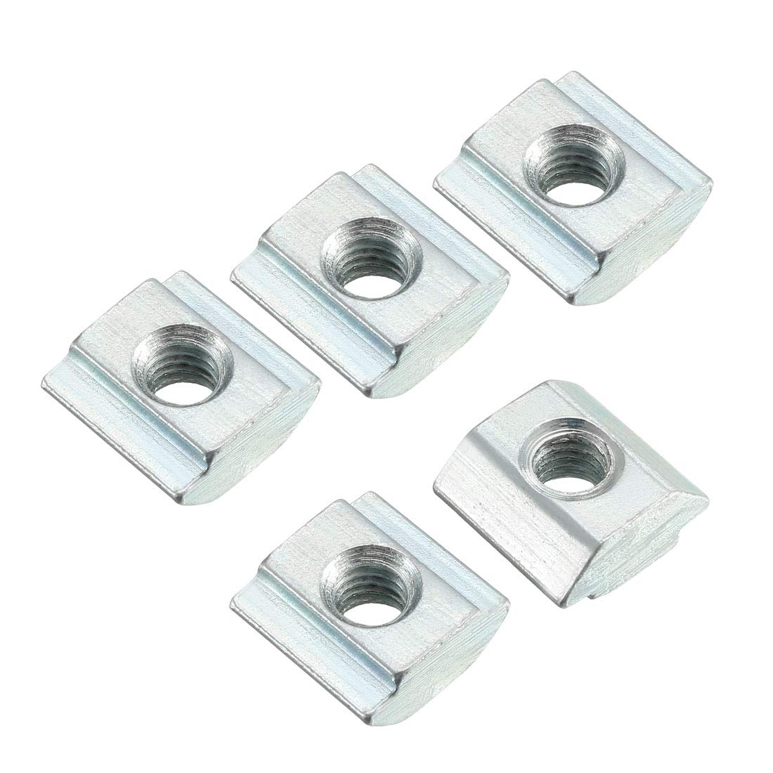 Slide in T-Nut, M4 Threaded for 2020 Series Aluminum Extrusions Profile, Pack of 12