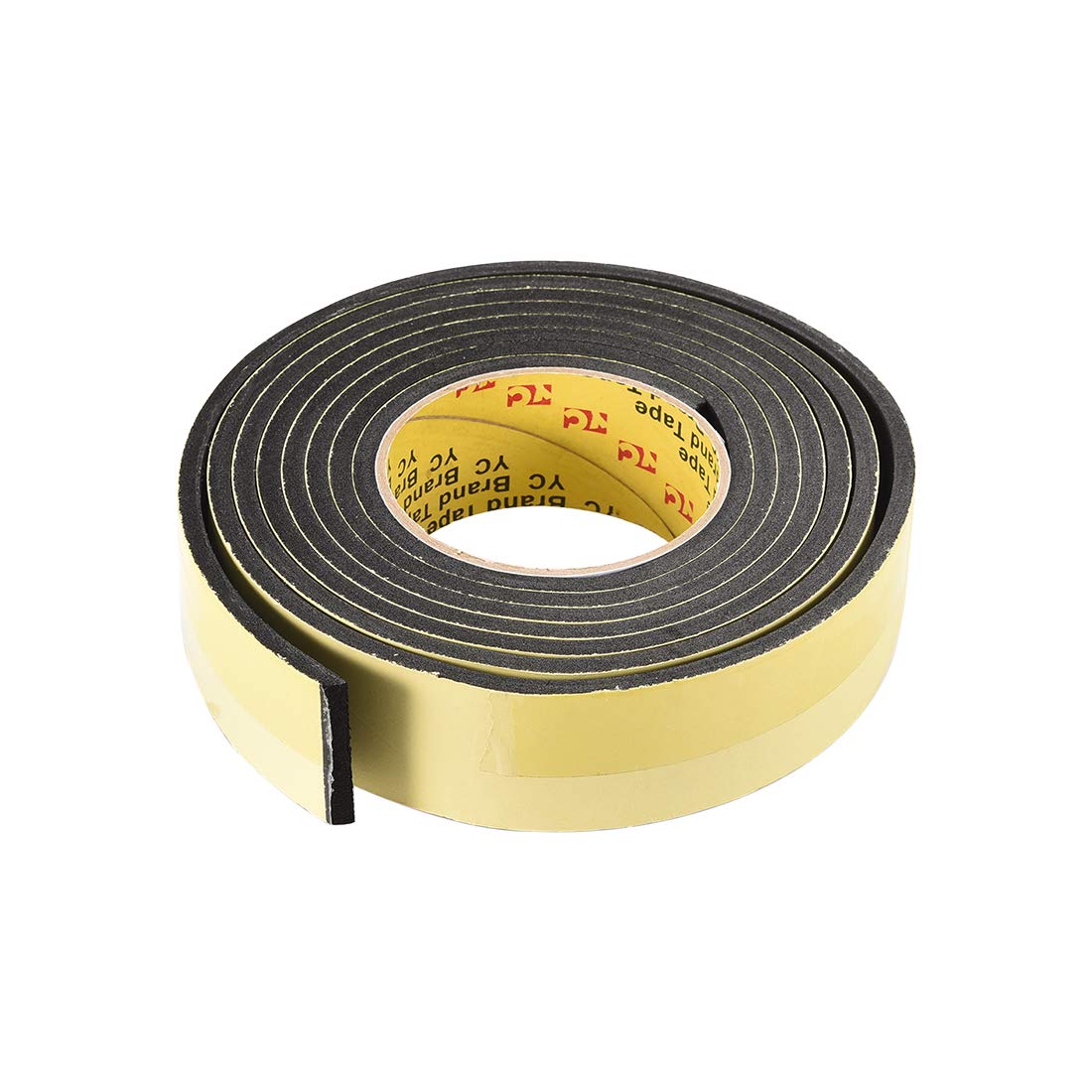 Sponge Tape, EVA Single Sided Sealing Foam Tape, 3 Meters Length, 40mm Width, 5mm Thick, Black