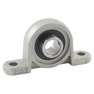 a13042400ux0495 Up001 Pillow Block 12mm Bore Diameter Ball Bearing Stainless Steel, 0.6" width, 0.39 Rubber