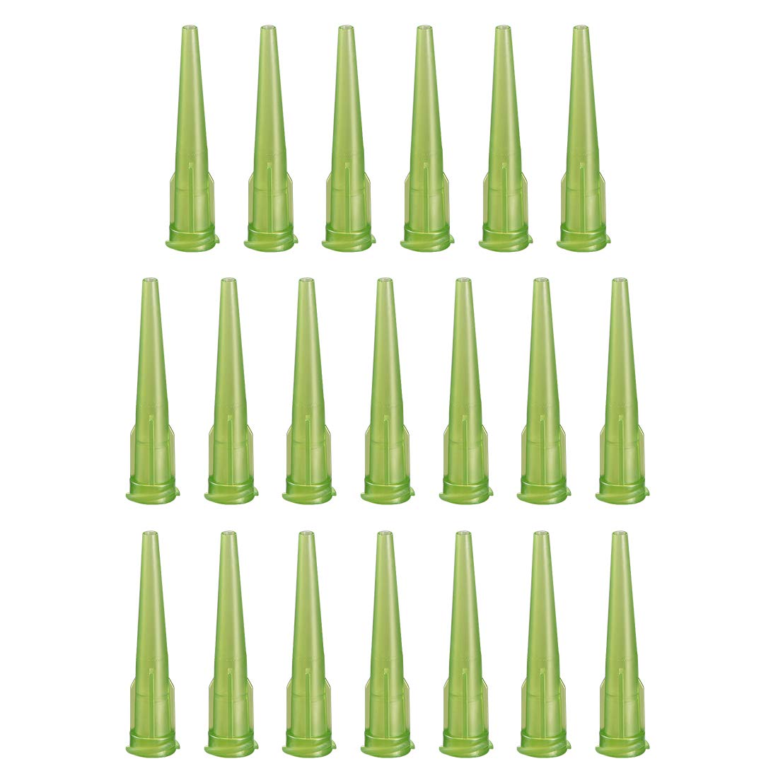 Industrial Blunt Tip Tapered Dispensing Fill Needle 14ga X 1.26" Olive 20pcs