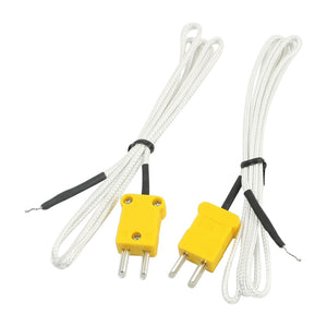 2pcs K Type 0-400C Thermocouple Probe Sensor 1 Meter for Thermometer