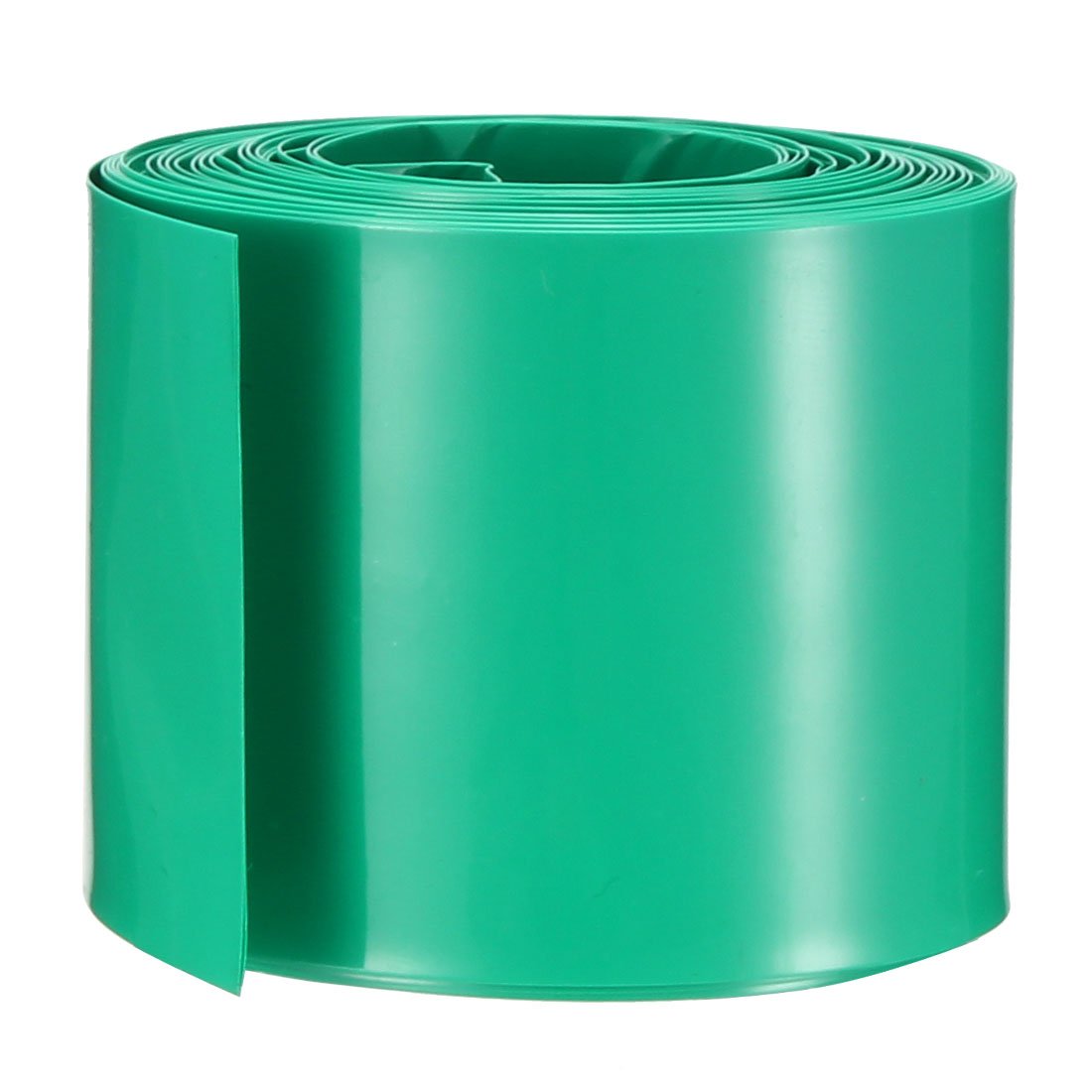 43mm Flat PVC Heat Shrink Tubing Battery Wrap 5m Length for Battery Green