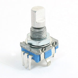 A14011500ux0069 5Pin D Shaft 20 Detents Points 360 Degree Rotary Encoder W Push Button