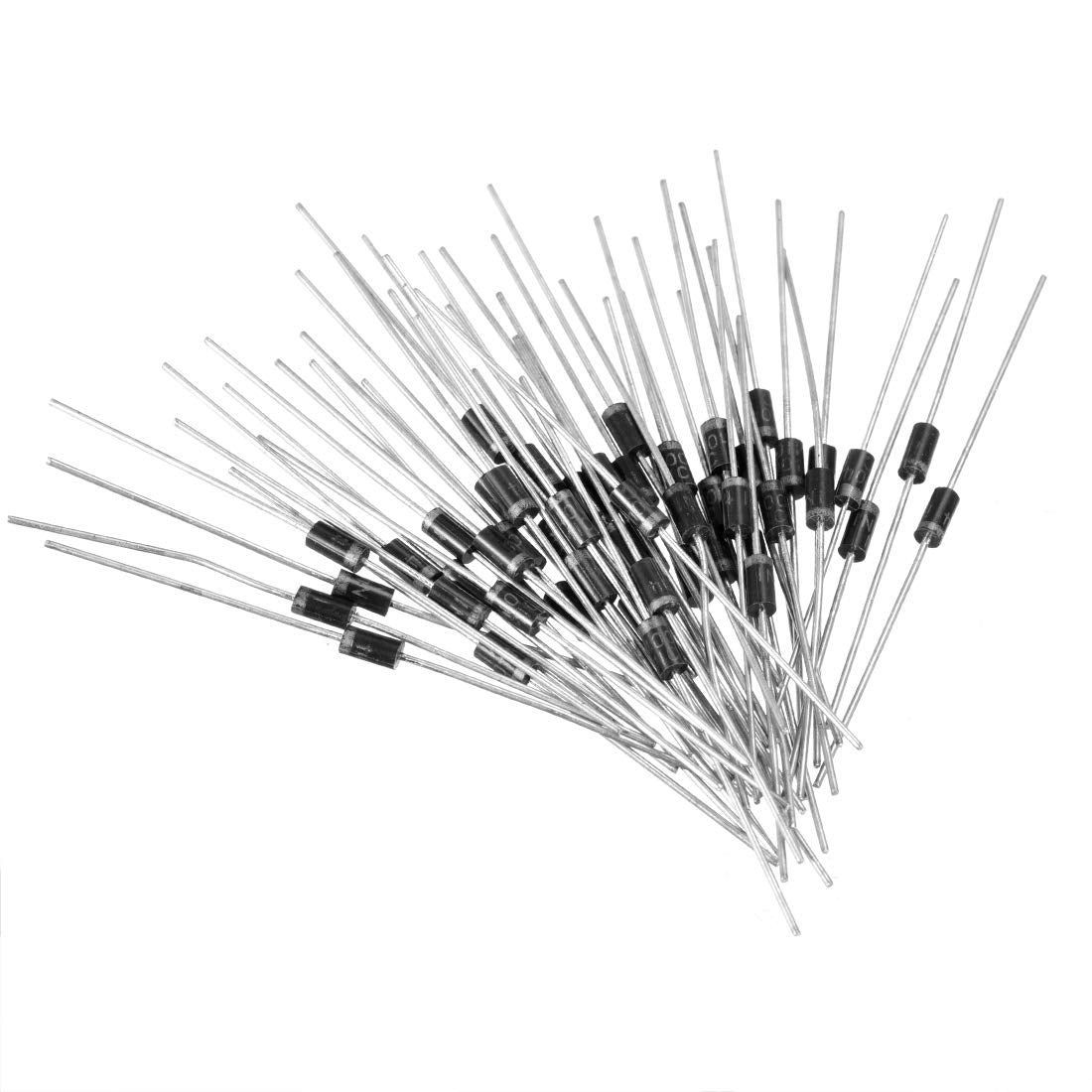 Schottky Rectifier Diode 1A 400V Electronic Silicon Diodes 50pcs for 1N4004