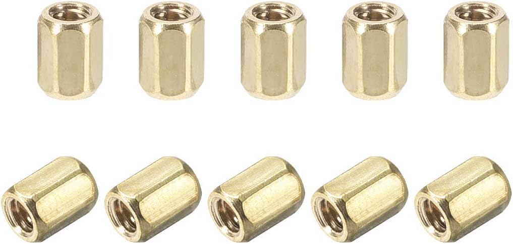 M2x3mm Female-Female Hex Brass PCB Motherboard Spacer Standoff for FPV Drone Quadcopter, Computer & Circuit Board 10pcs
