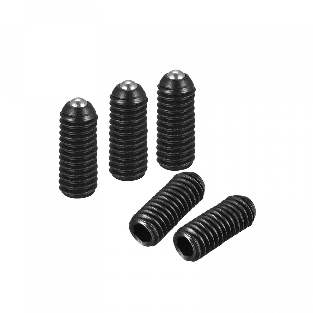 Ball Point Set Screws, 20pcs M3 x 8mm High Carbon Steel Metric Spring Hex Socket Grub Screw