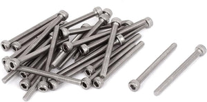 M3x35mm 0.5mm Pitch Bolts Socket Cap Head Hex Key Screws 30pcs