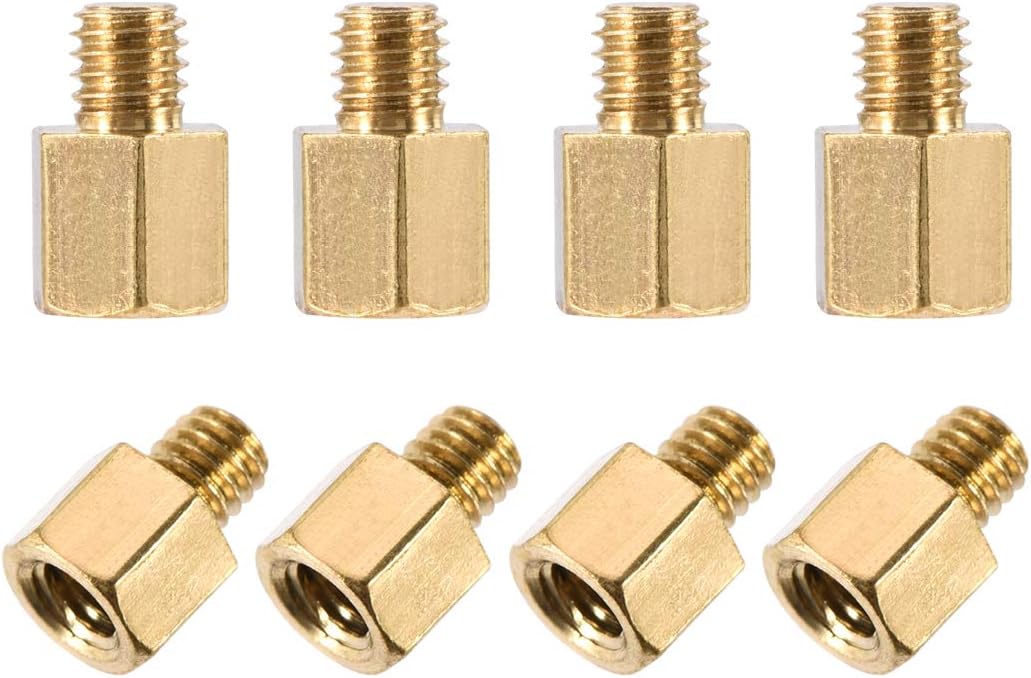 M3x5mm+3mm Male-Female Brass Hex PCB Motherboard Spacer Standoff for FPV Drone Quadcopter, Computer & Circuit Board 50pcs