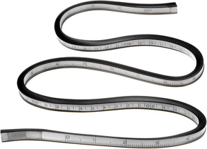 Flexible Ruler 30 Inch 75cm Curve Ruler for Engineering Drawing, Design Graphics, Garment Design, Black
