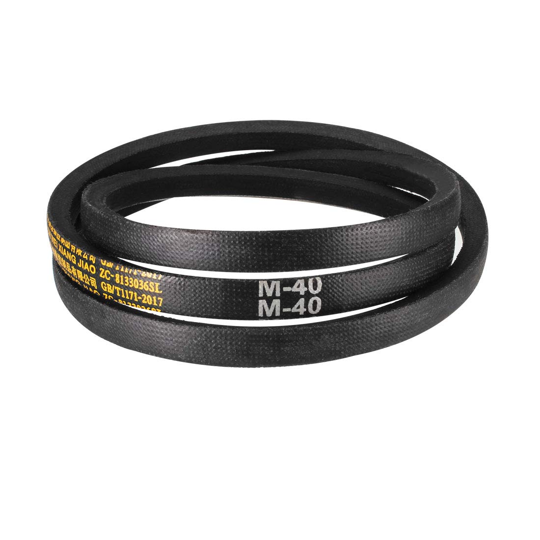 M-40 Drive V-Belt Industrial Power Rubber Transmission Belt 40 inch Pitch Girth 10mm Width 5.5mm Height JIS Standard