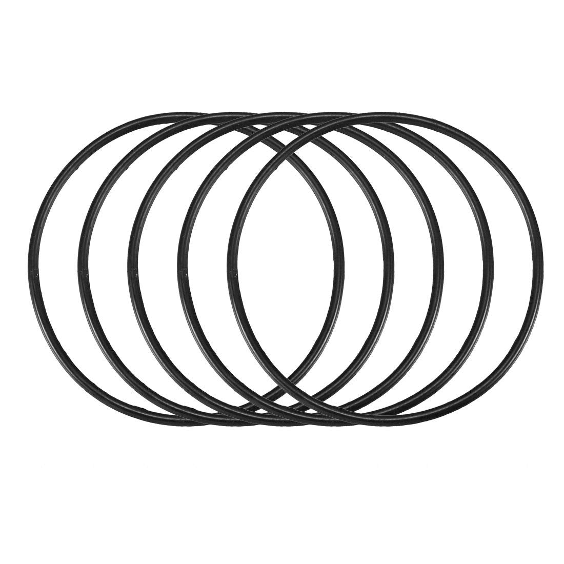 Nitrile Rubber O-Rings, 45mm OD 42mm ID 1.5mm Width, Metric Sealing Gasket, Pack of 30