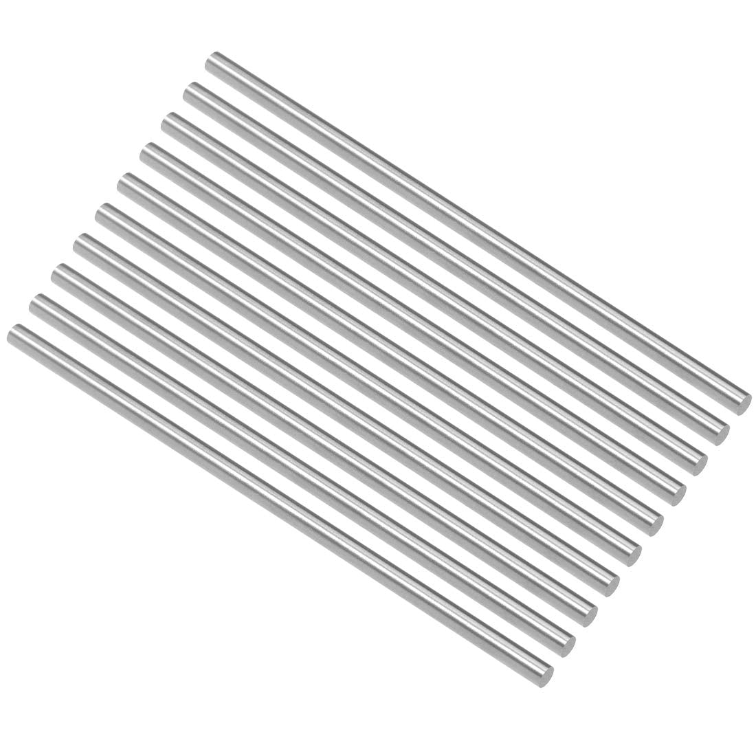 Round Steel Rod, 3.5mm HSS Lathe Bar Stock Tool 100mm Long, for Shaft Gear Drill Lathes Boring Machine Turning Miniature Axle, Cylindrical Pin DIY Craft Tool, 10pcs
