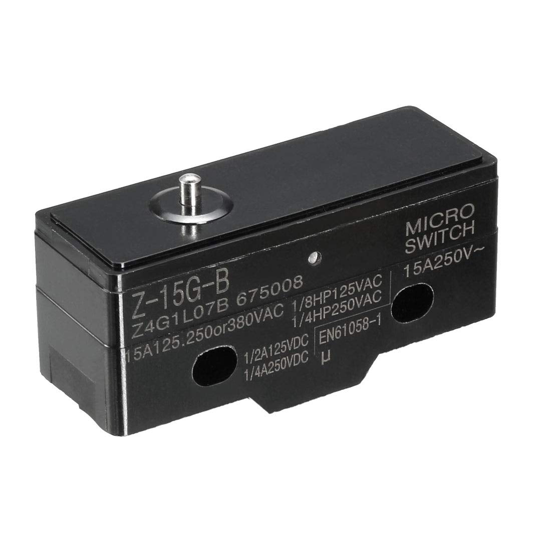 Z-15G-B 1NO + 1NC Slim Reed Snap Button Type Micro Action Switch