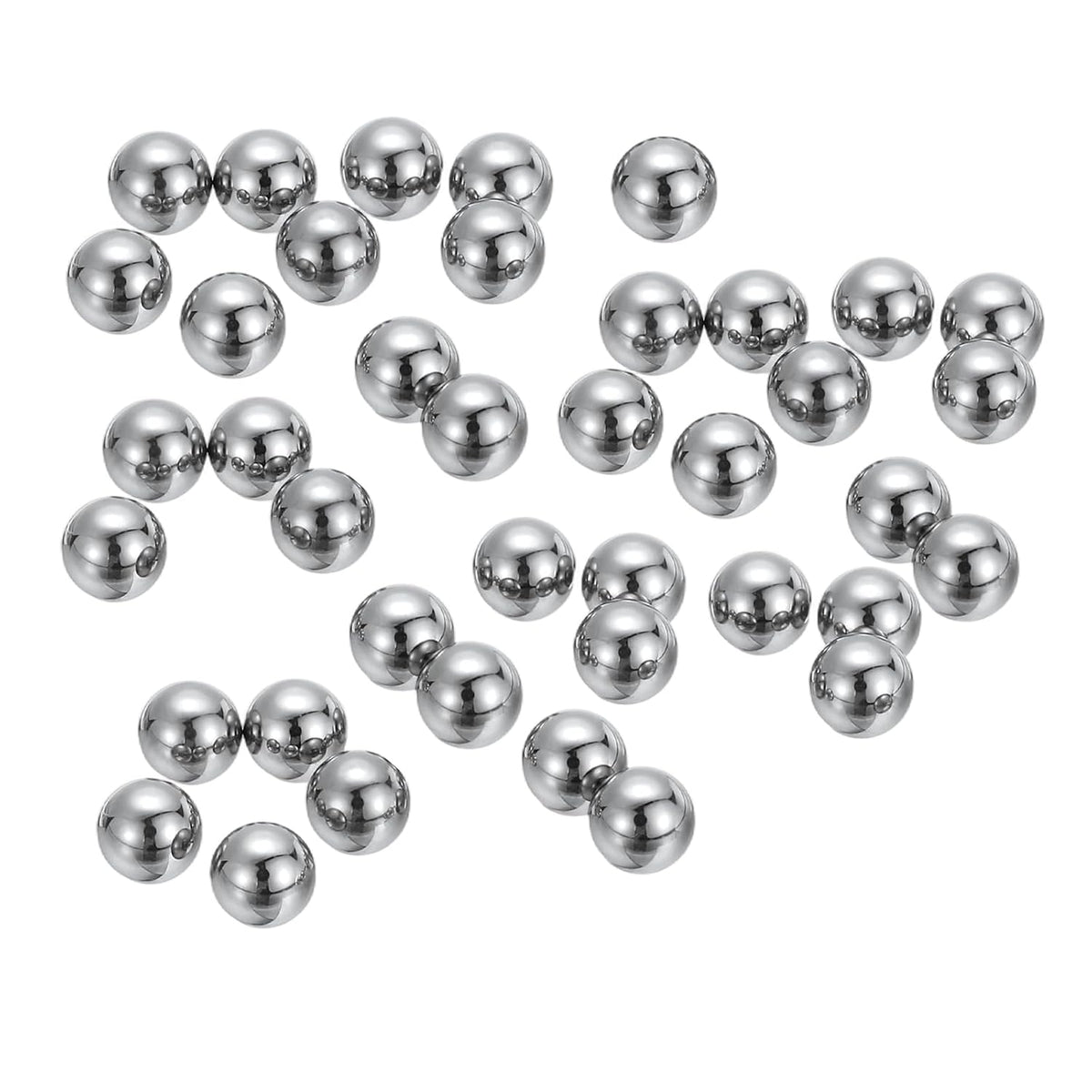 40Pcs Tungsten Steel Bearing Balls 1mm Carbide G10 Precision Ball for Industrial Spheres, Machinery, Automotive, and DIY (Mirror Finish)